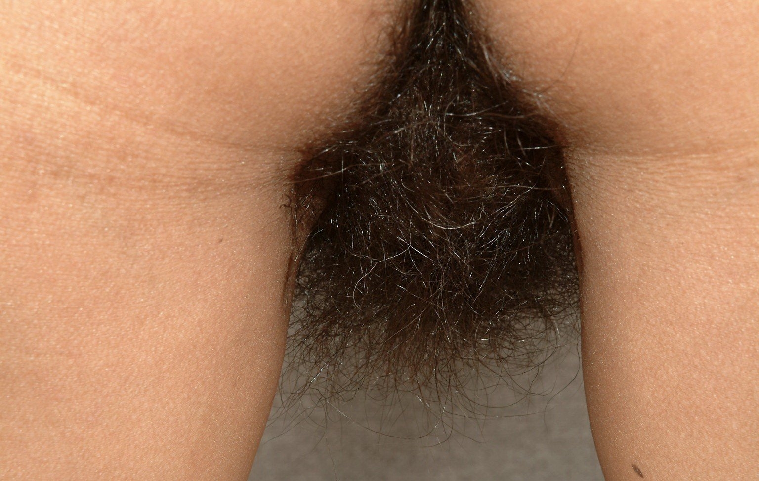 Long hairy vulva