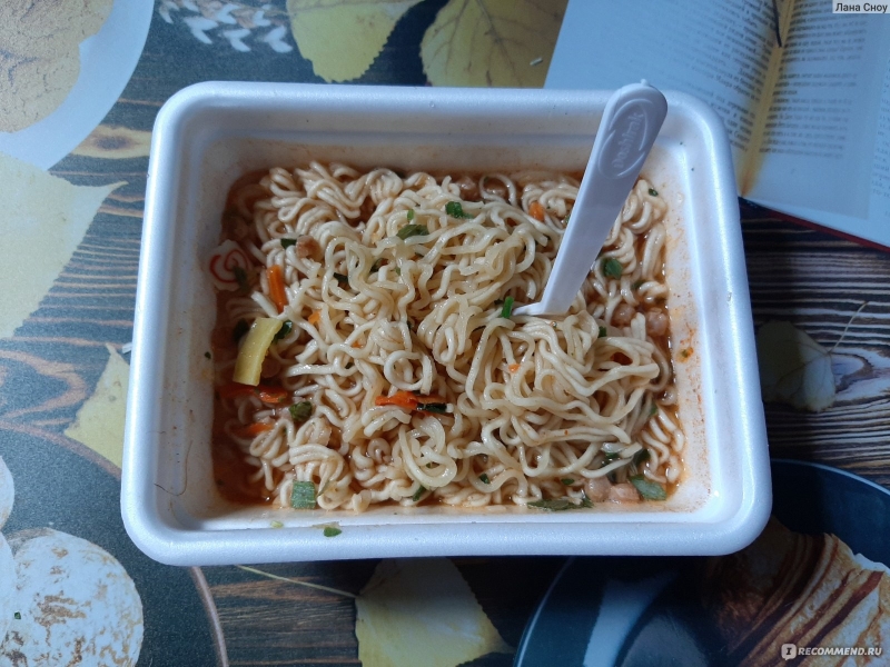 Лапша с тушенкой доширак