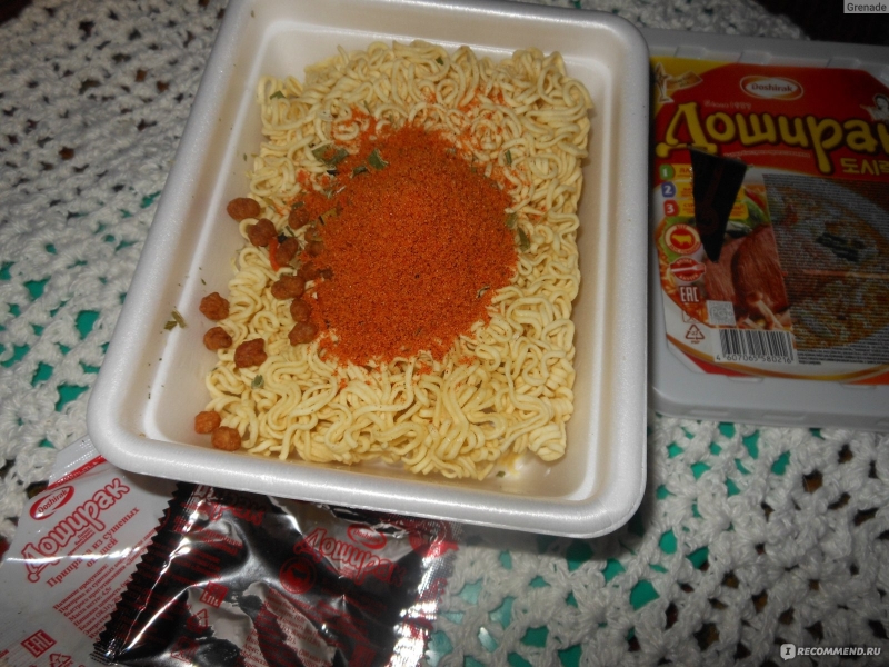 Коробка из под доширака