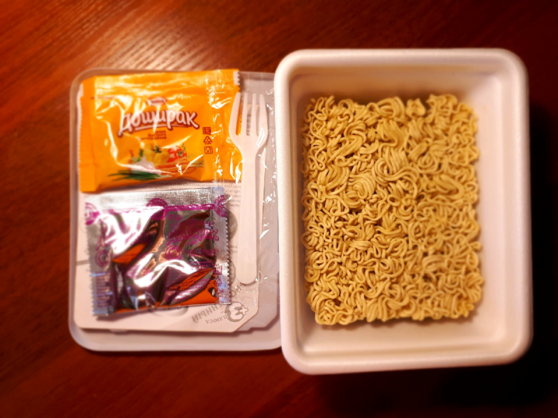 Доширак с говядиной острый