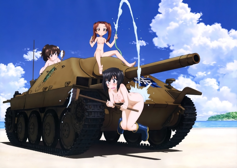 Хентай манга Girls und Panzer/Девочки и танки: Внимание! Повернись!