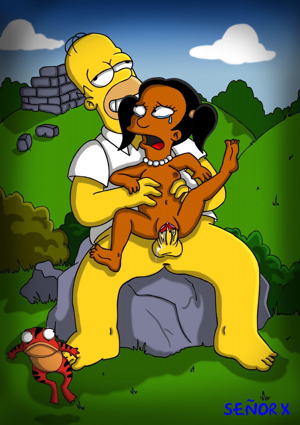 Homer und lisa simpson porno