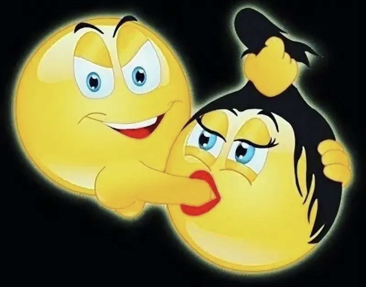 Sucking cock emoji